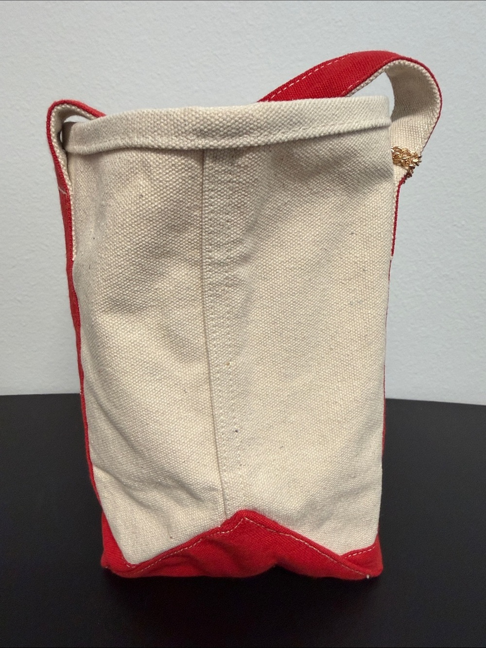Handcrafted In India | Mini Canvas Tote w/ Beaded Anchor & Matching Wallet ⚓️ - Picture 7 of 11